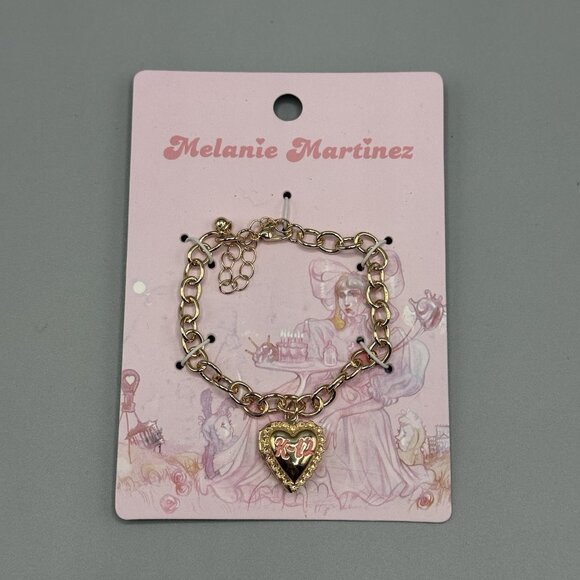 Melanie Martinez K-12 Heart Locket Bracelet NEW - Picture 1 of 4